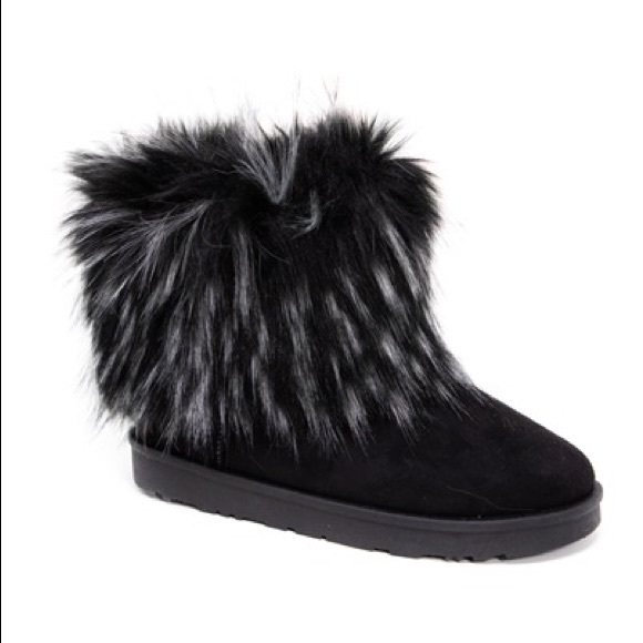 Fur ankle booties - Picture 2 of 2